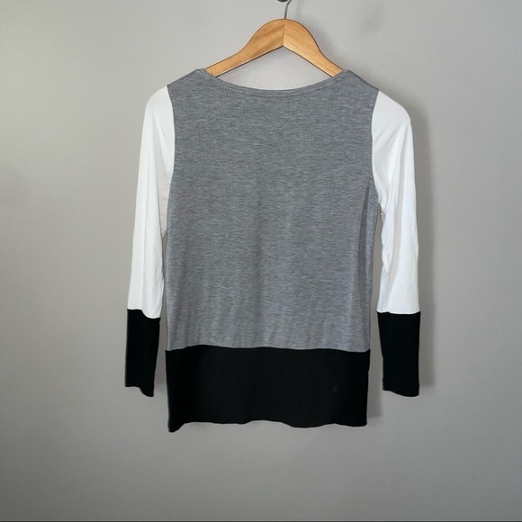 Club Monaco Colorblock long sleeve top - Picture 3 of 3